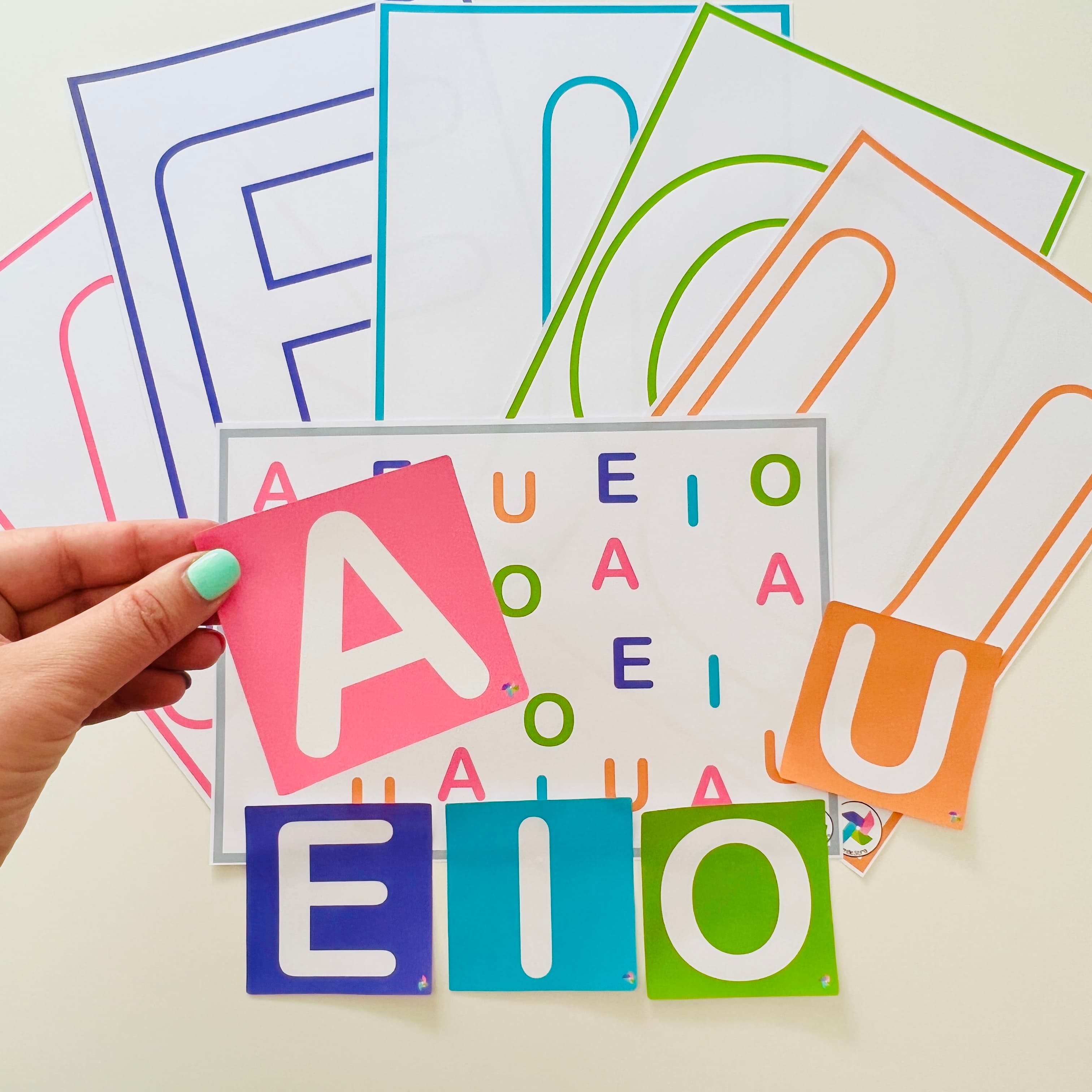 Vocales de colores