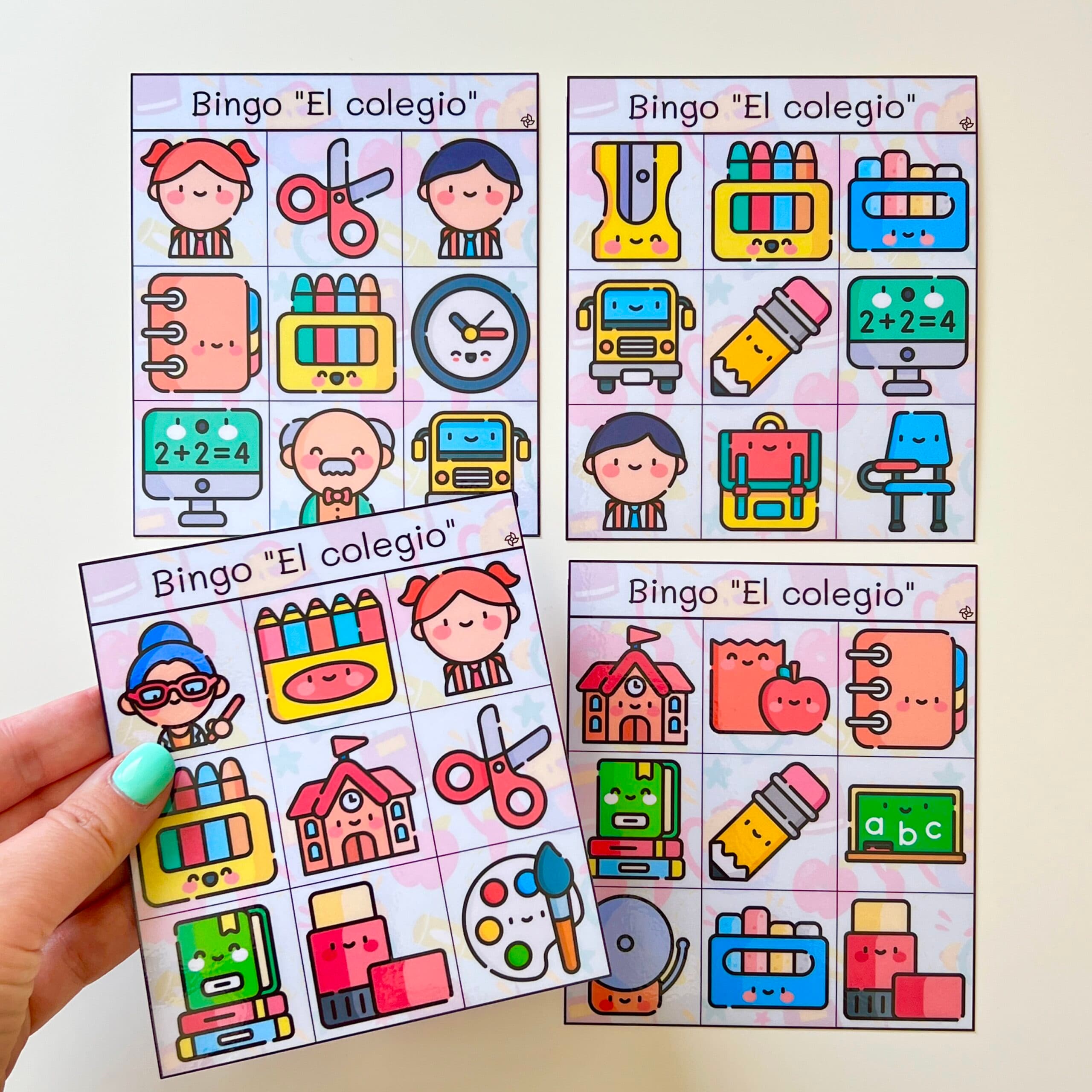 Bingo "El colegio"