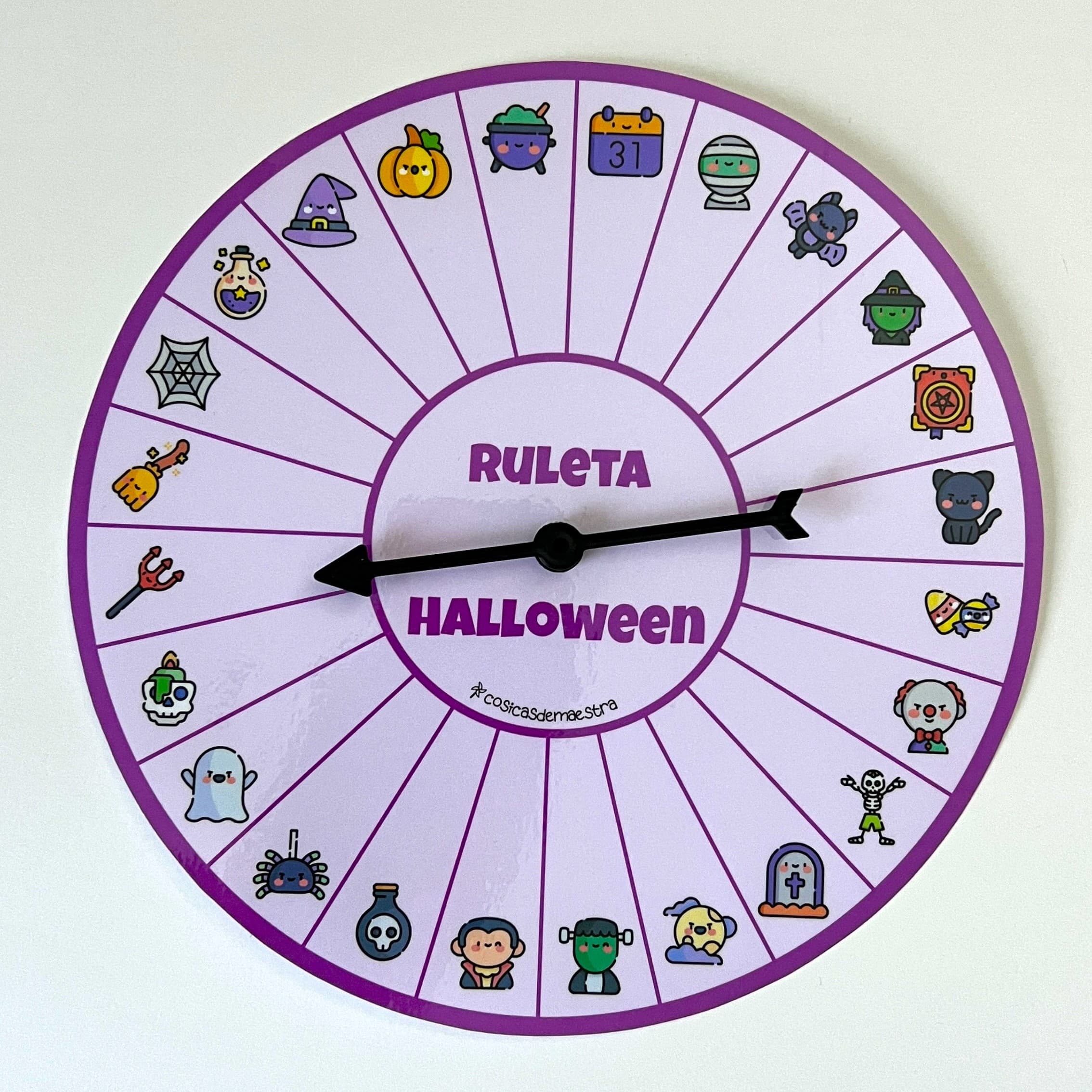 Mini ruleta de Halloween