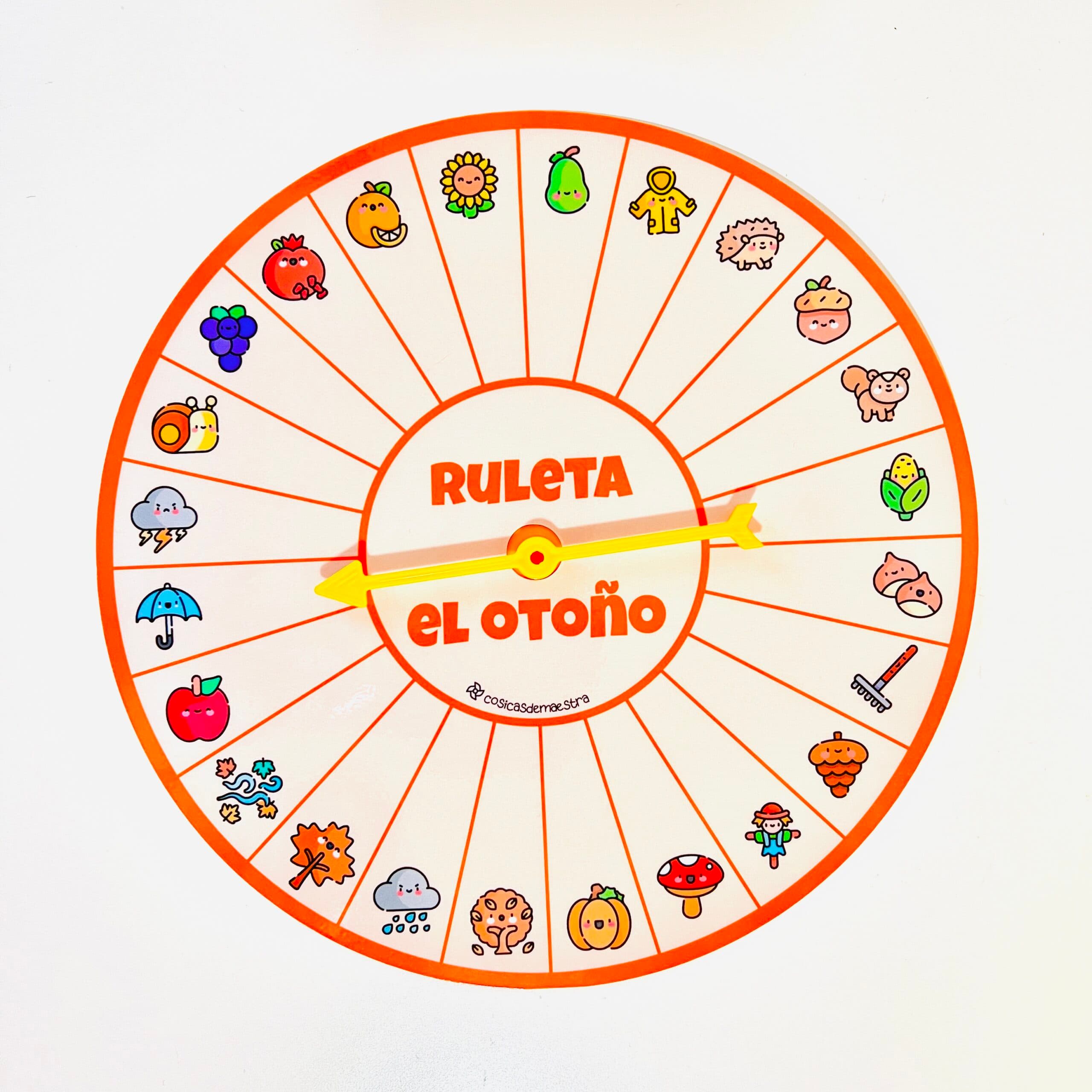 Mini ruleta del otoño