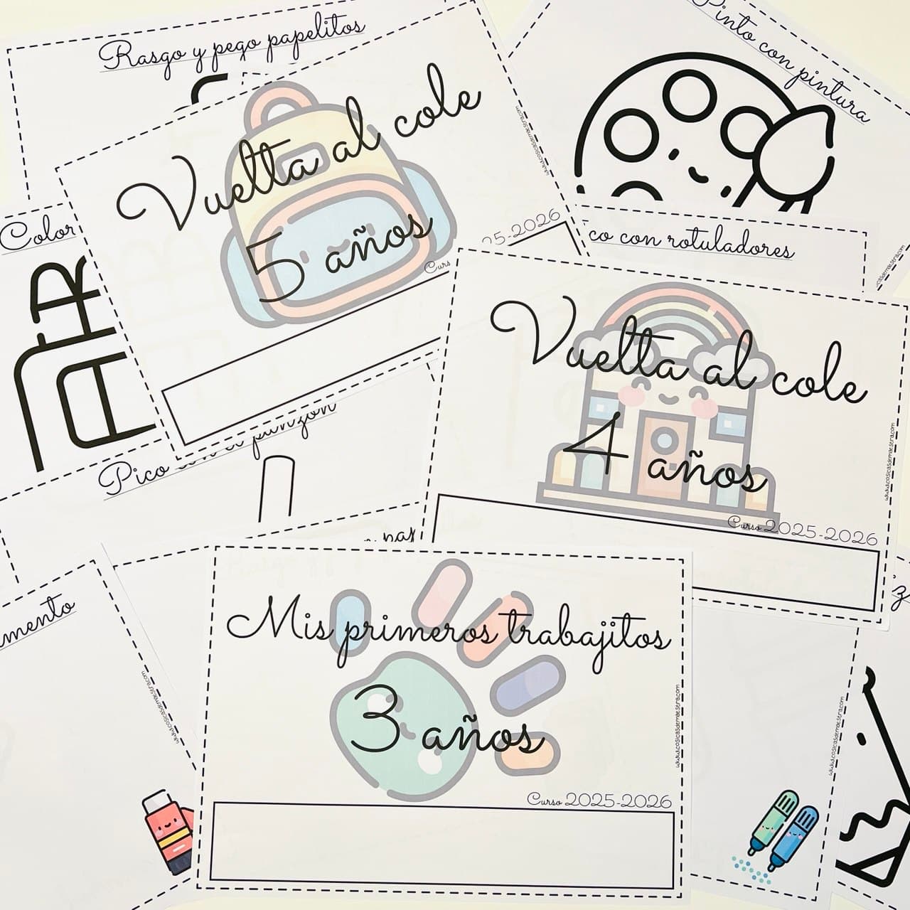 Trabajitos primeros días de cole