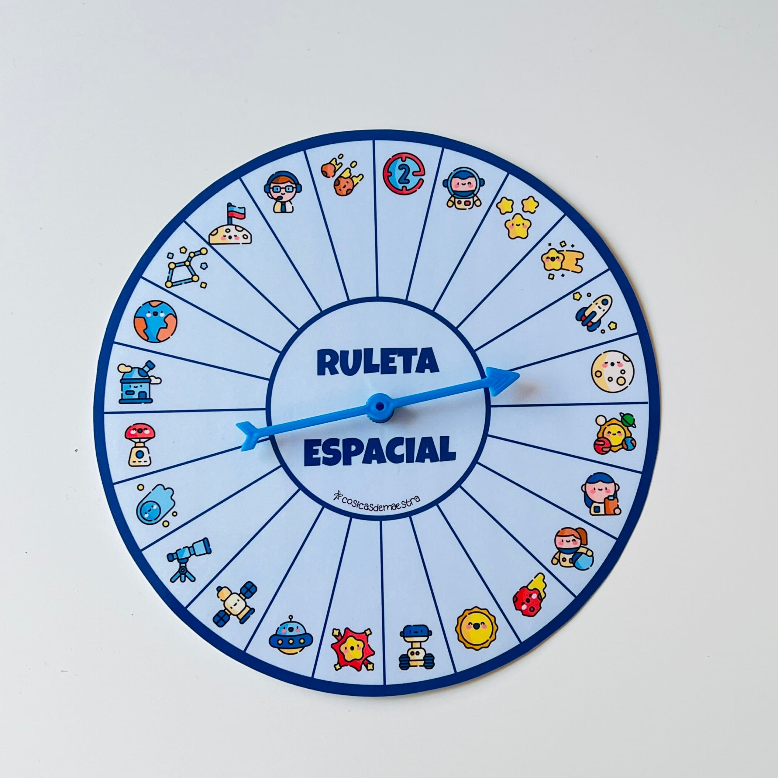 Mini ruleta "El espacio"